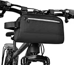 Bike handlebar bag can store more personal items, such as cell phones, water bottles, wallets, keys and rechargeable batteries, etc., so you can carry more items for outdoor riding.